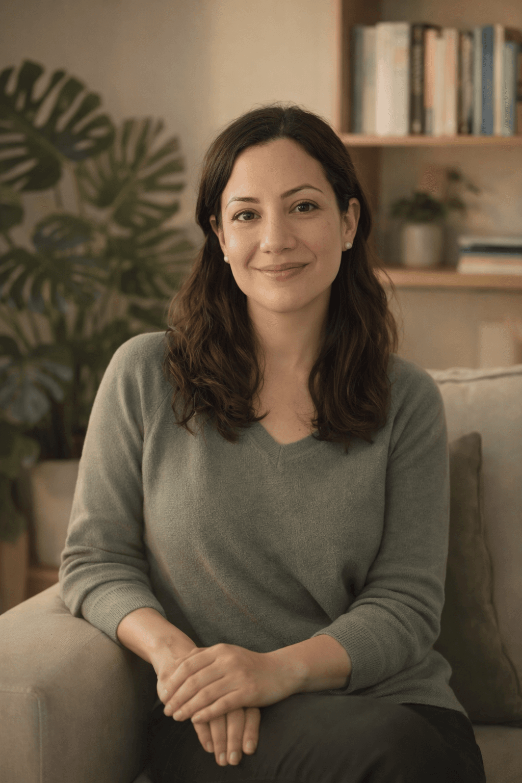 Dra. Daniela Málaga en consultorio